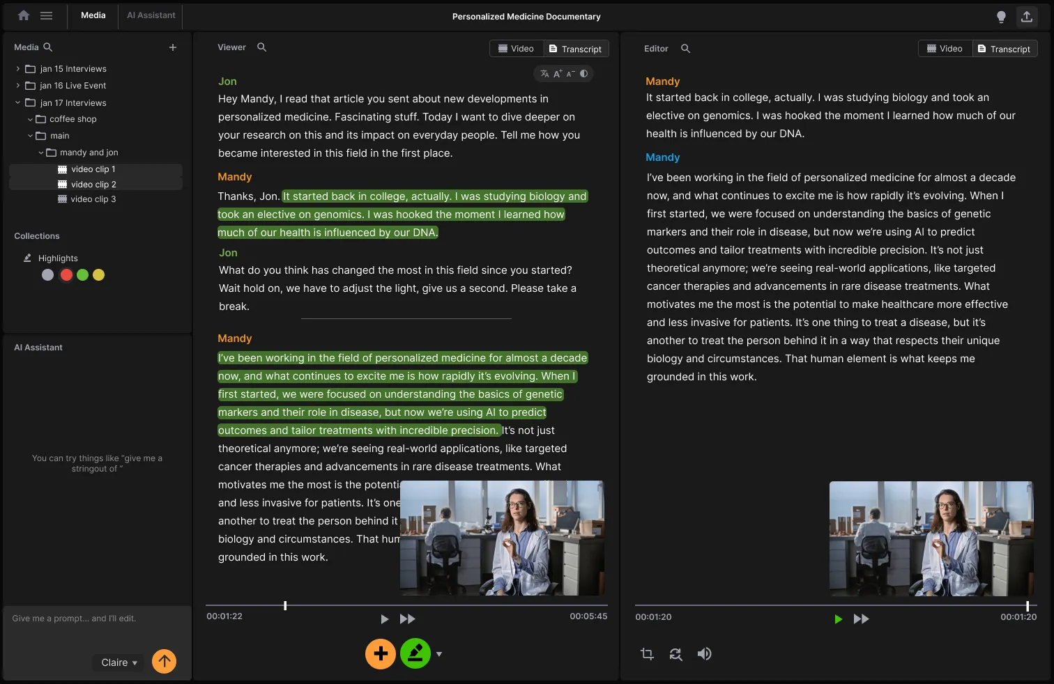 The Transcription Tool for Documentary and Podcast Editing I Wished Existed (Which Almost Exists Now)